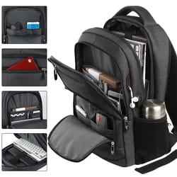 ergonomic mens travel & camera backpack large waterproof laptop bag