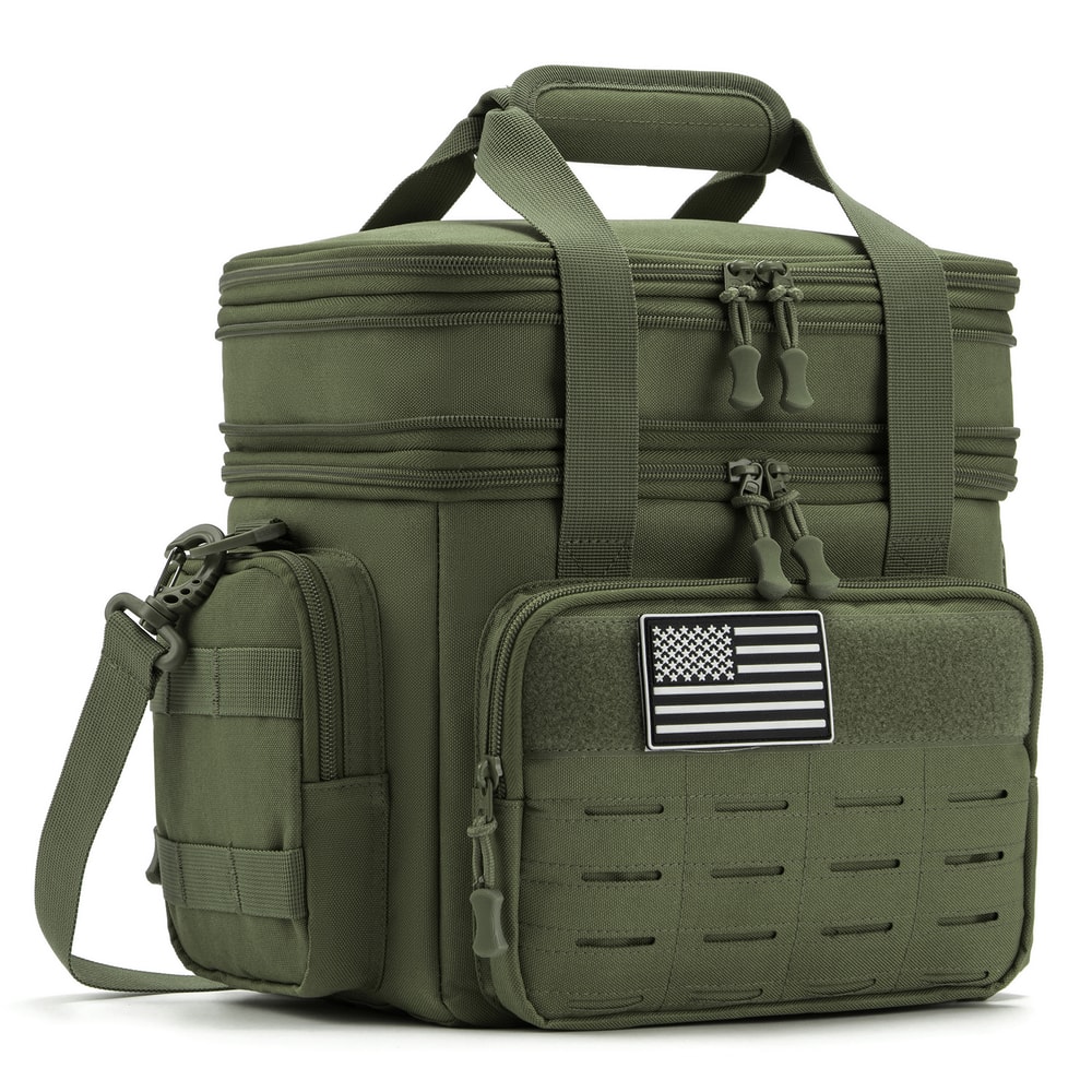 Heavy Duty Tactical Lunch Bag Insulated Cooler Bag For Men Leakproof Outdoor Work Meal Box 6