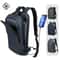 Slim Business Laptop Backpack For Men Waterproof USB Charging Travel Work Bag 0