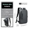 Slim Business Laptop Backpack For Men Waterproof USB Charging Travel Work Bag 6
