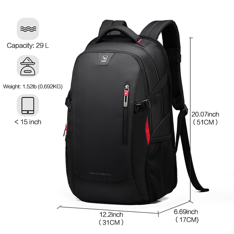 Premium Waterproof Laptop Backpack For School Travel 4