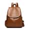 Vintage PU Leather Women Backpack Large Capacity Travel School Bag Stylish Bookbag Purse 7