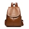 Vintage PU Leather Women Backpack Large Capacity Travel School Bag Stylish Bookbag Purse 7