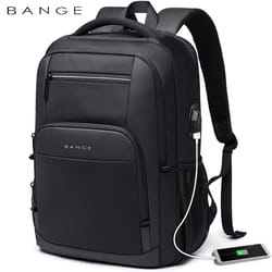 waterproof laptop backpack with usb charging port for travel, school and daily commute