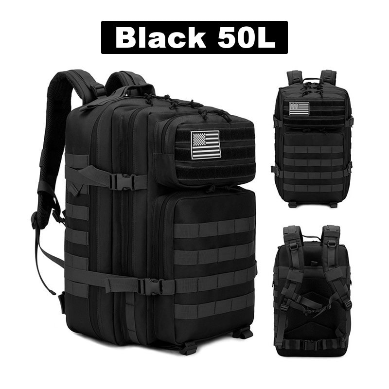 Tactical Backpack Waterproof Travel Hiking Rucksack 6