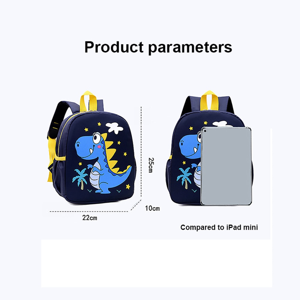 Kids Dinosaur Backpack Cute Cartoon School Bag For Toddlers Lightweight Kindergarten Bag 2