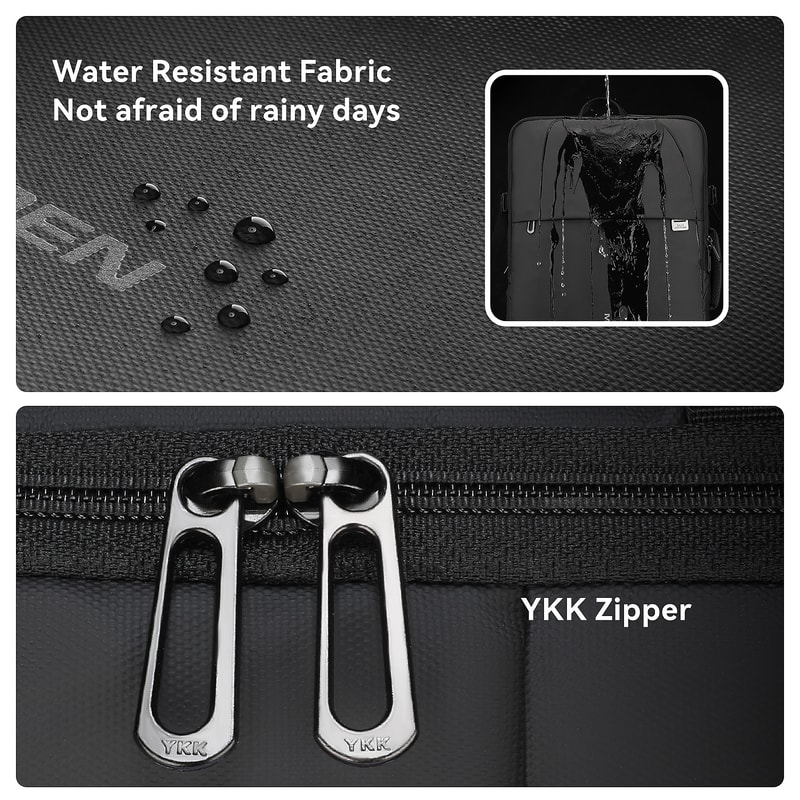 Expandable Travel Laptop Backpack For Men With USB Charging Port 2