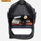 PU Leather Laptop Backpack Large Capacity Travel School Bag 2