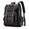 PU Leather Laptop Backpack Large Capacity Travel School Bag 7