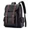 PU Leather Laptop Backpack Large Capacity Travel School Bag 7