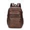 USB Charging Leather Laptop Backpack For Men Business Travel Anti Theft Design 5