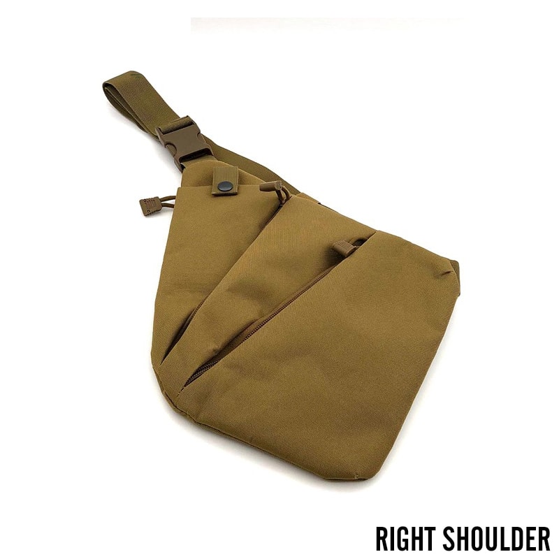 Concealed Carry Tactical Chest Bag Anti Theft Crossbody Holster Pack 10