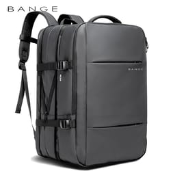 expandable waterproof laptop backpack with usb charging travel business school bag