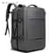 Expandable Waterproof Laptop Backpack With USB Charging Travel Business School Bag 0