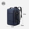 Expandable Waterproof Laptop Backpack With USB Charging Travel Business School Bag 5