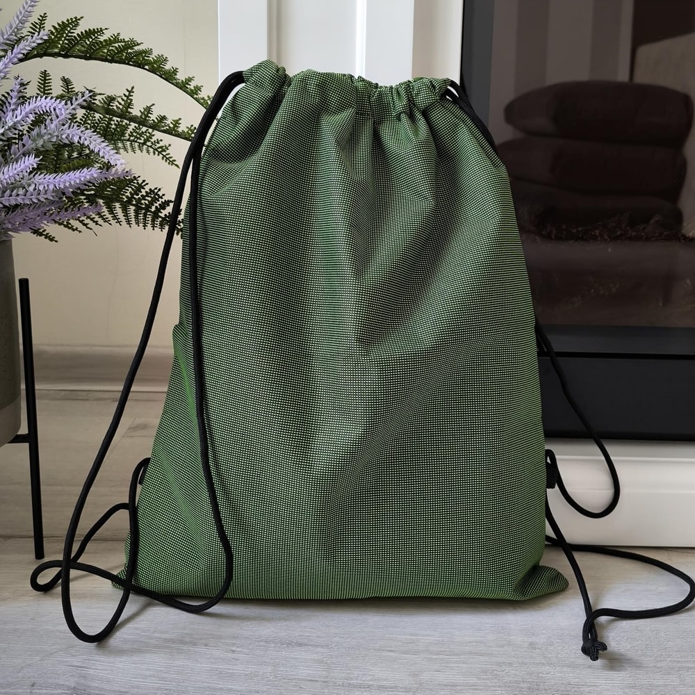 Foldable Drawstring Backpack Lightweight Travel Gym Bag For Men And Women 1