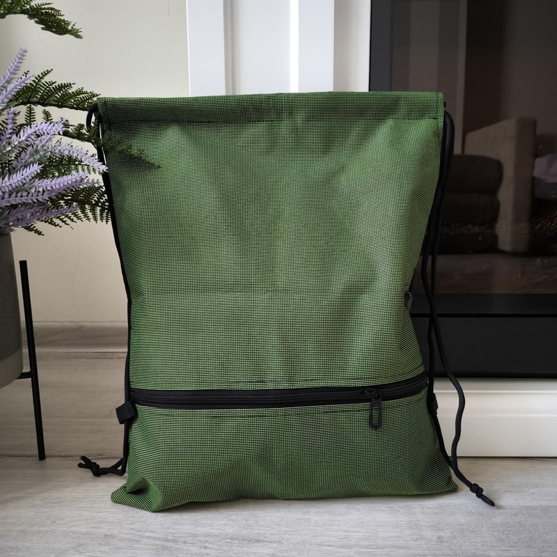 Foldable Drawstring Backpack Lightweight Travel Gym Bag For Men And Women 2