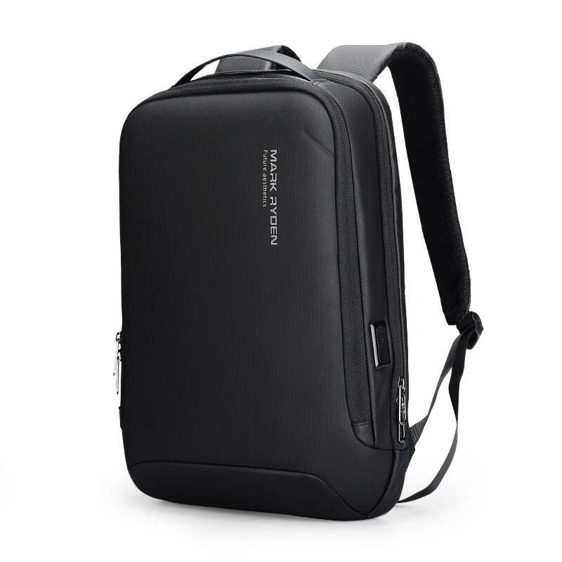 Slim Anti Theft Laptop Backpack With USB Charging Port Business Travel Daypack 6