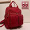 Waterproof Nylon Laptop Backpack For Women Multi Pocket Travel School Bag 4