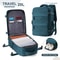 Expandable Travel Laptop Backpack Cabin Approved Carry On Bag For Business And College 0
