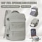 Expandable Travel Laptop Backpack Cabin Approved Carry On Bag For Business And College 7