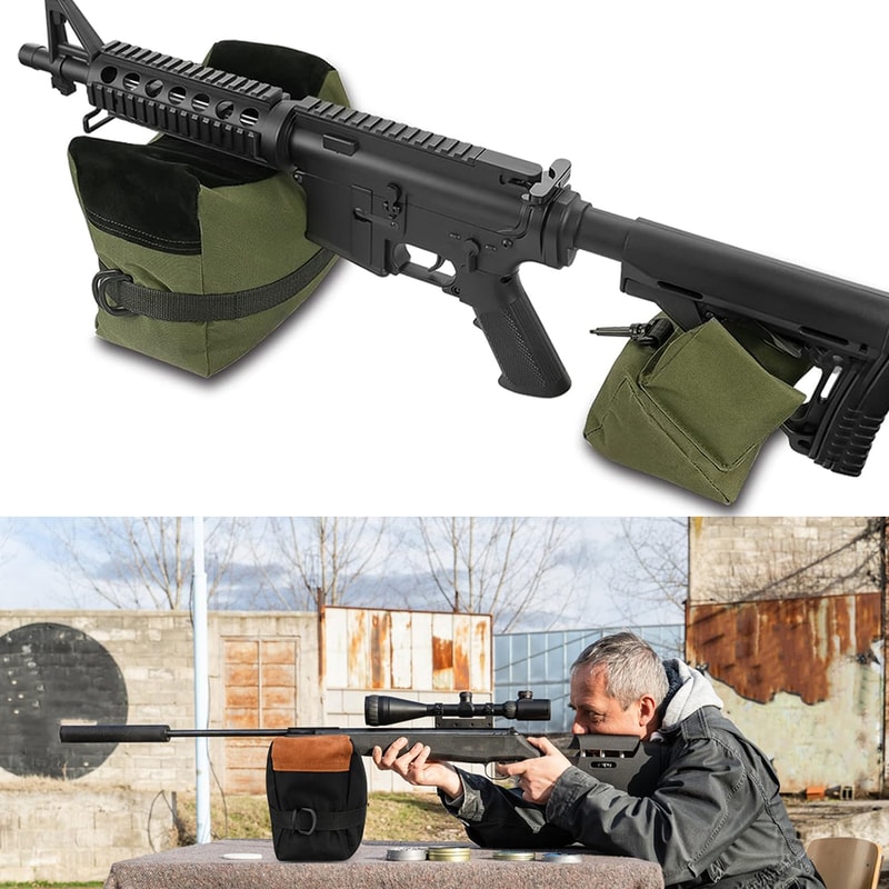 Precision Tactical Rifle Rest Sandbag Set For Stable Shooting And Hunting Support 2
