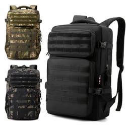 large capacity tactical backpack for hiking camping travel