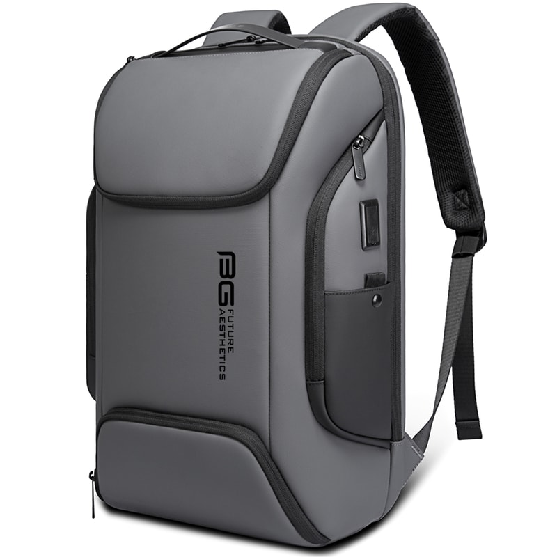 Smart USB Charging Laptop Backpack Waterproof Travel Commute Bag For Men 7