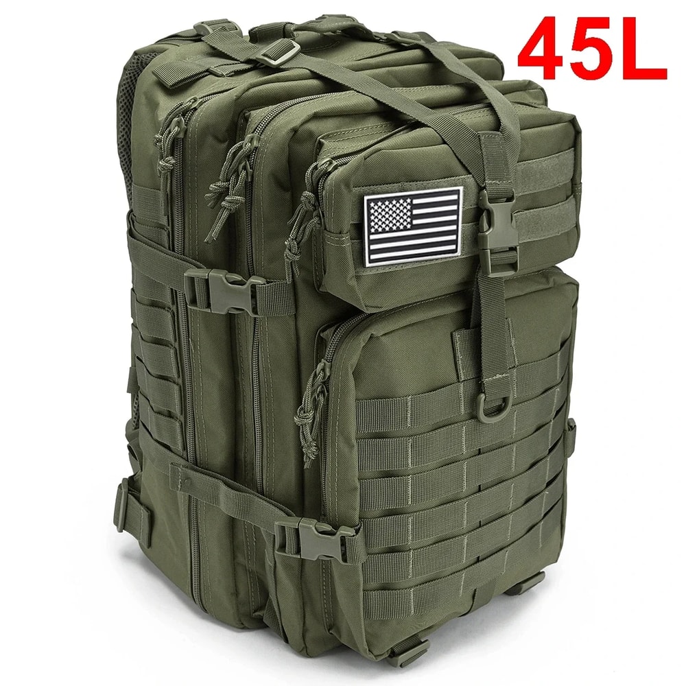 Mens Tactical Backpack Hiking Survival EDC Assault Pack 9