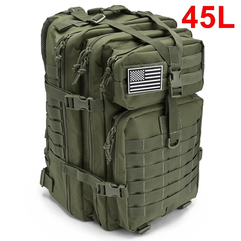 Mens Tactical Backpack Hiking Survival EDC Assault Pack 9