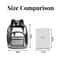 Waterproof Transparent Backpack Large Capacity School Travel Bag 4