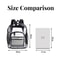 Waterproof Transparent Backpack Large Capacity School Travel Bag 4