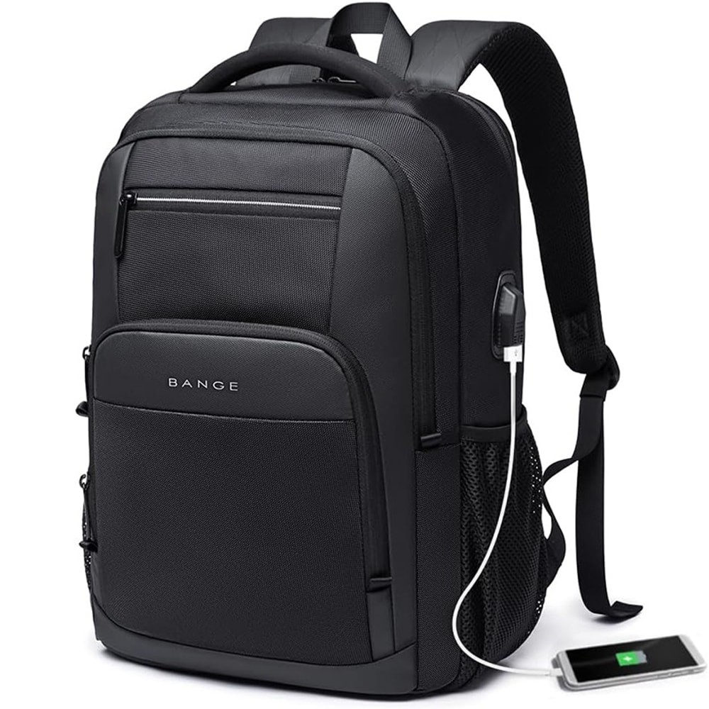 Lightweight Laptop Backpack With USB Charging Port Waterproof Travel Daypack For Work School 5
