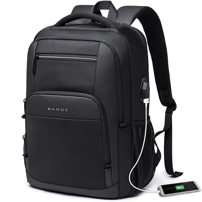 Lightweight Laptop Backpack With USB Charging Port Waterproof Travel Daypack For Work School 5