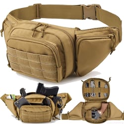 tactical waterproof waist bag edc belt pouch for outdoor adventures