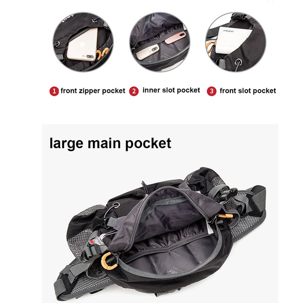 Adventure Ready Tactical Sling Bag Lightweight Crossbody Chest Bag For Travel Cycling Hiking 2