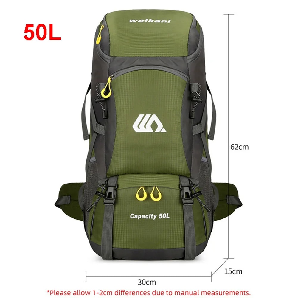 Waterproof Hiking Backpack Large Travel Camping Rucksack For Outdoor Adventures 5