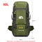 Waterproof Hiking Backpack Large Travel Camping Rucksack For Outdoor Adventures 5