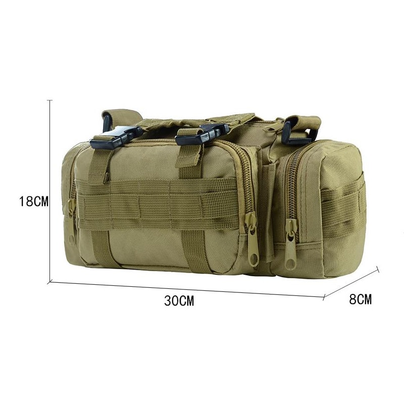 Tactical Waist Pack Backpack For Hiking Camping Outdoor Gear Carry 4