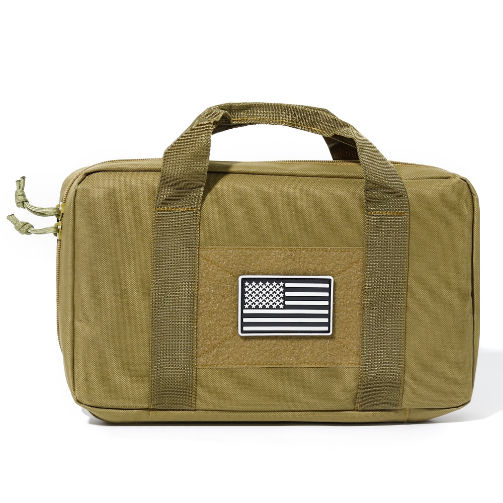 Tactical Handgun Storage Bag Portable Gun Case With Concealed Carry Pistol Pouch 6