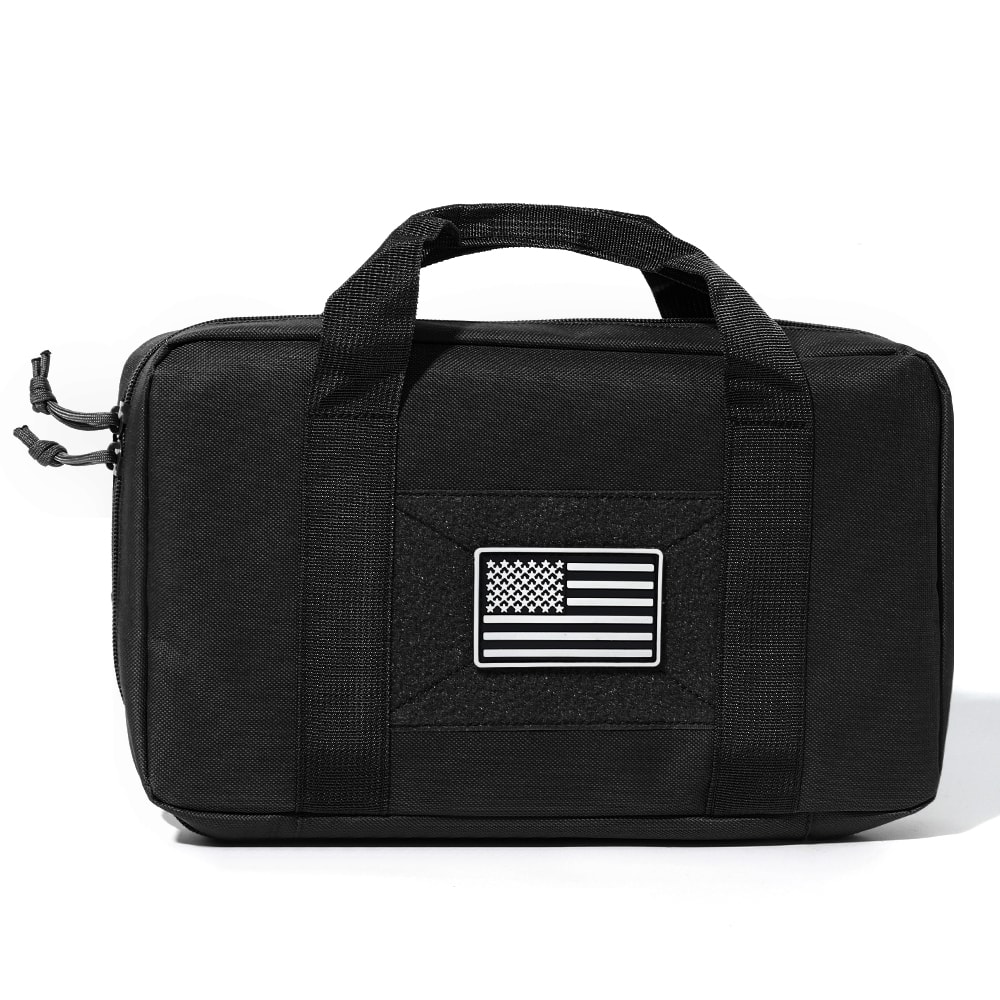 Tactical Handgun Storage Bag Portable Gun Case With Concealed Carry Pistol Pouch 7