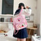 Strawberry Embroidered Girls School Backpack Cute Pink Kids Book Bag 1