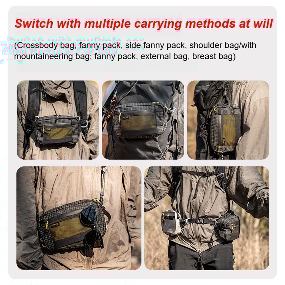 Ultralight Waterproof Running Waist Bag With Multi Pockets 2