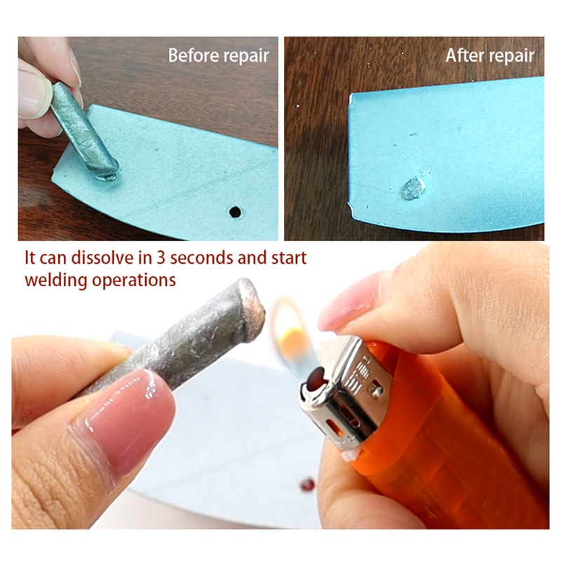 Low Temperature Welding Repair Rods Multi Metal Easy Melt Fix Kit