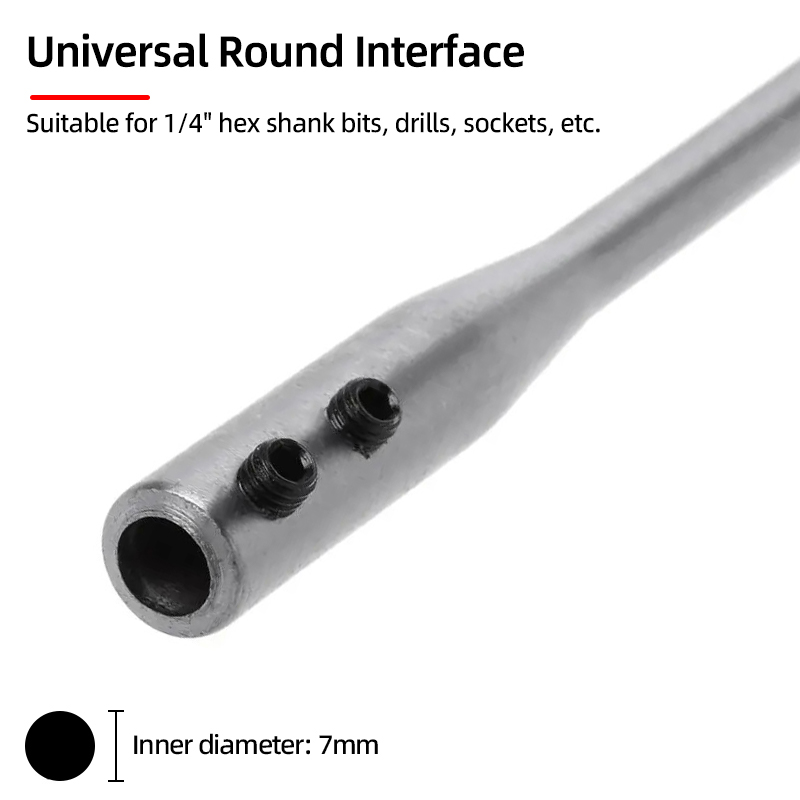 Flexible Drill Bit Extension Rod Hex Shank Screwdriver Bit Holder For HardtoReach Drilling 4