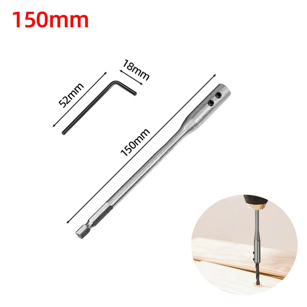 Flexible Drill Bit Extension Rod Hex Shank Screwdriver Bit Holder For HardtoReach Drilling 6