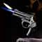 Windproof Torch Lighter Gun Style Metal Butane Cigar Lighter With Refillable Flame 0