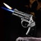 Windproof Torch Lighter Gun Style Metal Butane Cigar Lighter With Refillable Flame 0