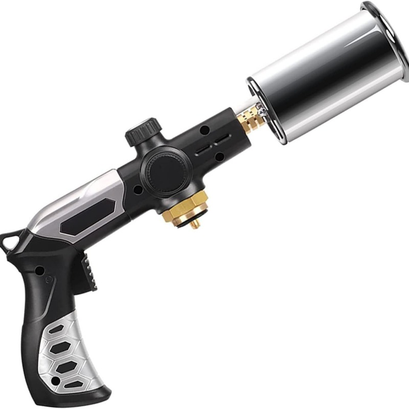 High Flame Butane Torch Lighter For Camping BBQ And Outdoor Fire Starting 0