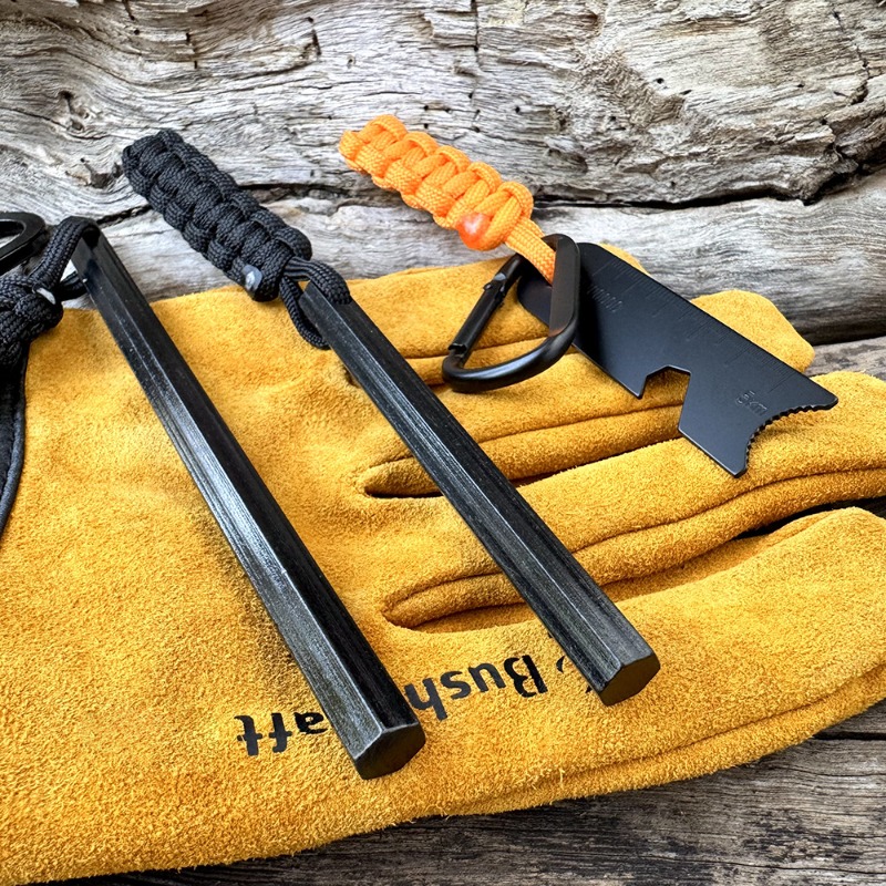 Survival Fire Starter Kit With Compass Whistle 4